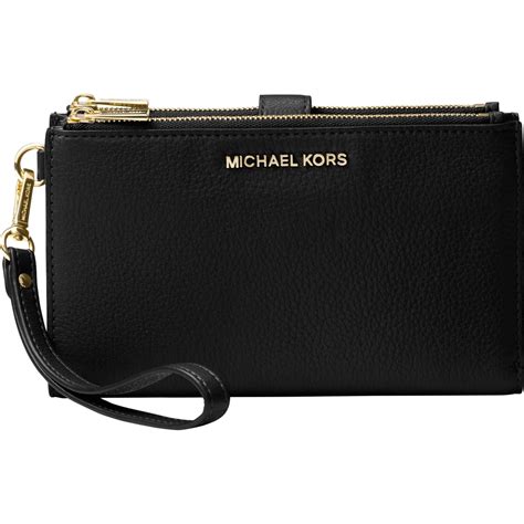 adele michael kors wallet|michael kors adele wristlet.